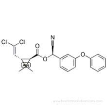 Cyclopropanecarboxylicacid, 3-(2,2-dichloroethenyl)-2,2-dimethyl-,( 57187399,S)-cyano(3-phenoxyphenyl)methylester,( 57187400,1R,3R)- CAS 65731-84-2